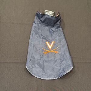 Virginia Cavaliers Dog Jacket Medium NCAA Reversible Pet Coat Orange Blue